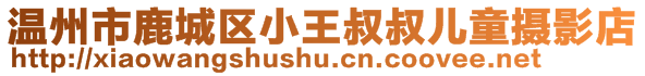 溫州市鹿城區(qū)小王叔叔兒童攝影店