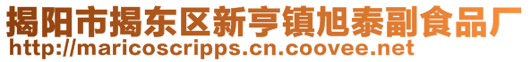 揭陽(yáng)市揭東區(qū)新亨鎮(zhèn)旭泰副食品廠(chǎng)