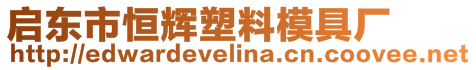 啟東市恒輝塑料模具廠