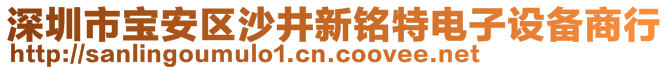 深圳市宝安区沙井新铭特电子设备商行