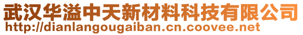 武漢華溢中天新材料科技有限公司