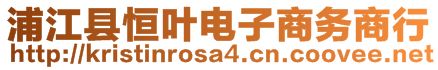 浦江縣恒葉電子商務(wù)商行