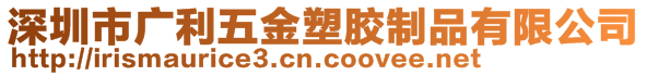 深圳市廣利五金塑膠制品有限公司