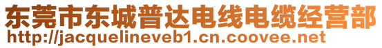 東莞市東城普達(dá)電線電纜經(jīng)營(yíng)部