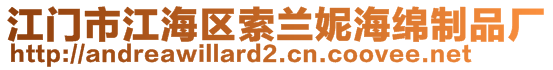 江門市江海區(qū)索蘭妮海綿制品廠