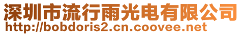 深圳市流行雨光電有限公司