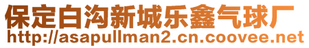 保定白溝新城樂鑫氣球廠