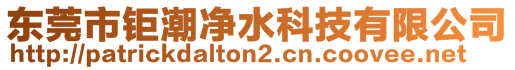 東莞市鉅潮凈水科技有限公司