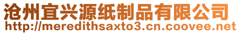 滄州宜興源紙制品有限公司