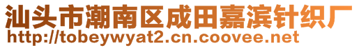 汕頭市潮南區(qū)成田嘉濱針織廠