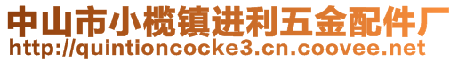 中山市小欖鎮(zhèn)進(jìn)利五金配件廠