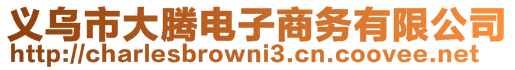 義烏市大騰電子商務(wù)有限公司