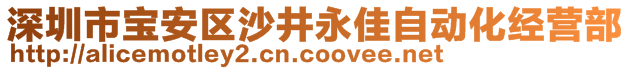 深圳市宝安区沙井永佳自动化经营部