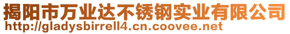 揭阳市万业达不锈钢实业有限公司