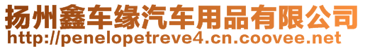 揚州鑫車緣汽車用品有限公司