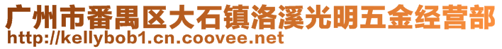 廣州市番禺區(qū)大石鎮(zhèn)洛溪光明五金經(jīng)營部