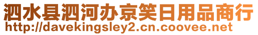 泗水縣泗河辦京笑日用品商行