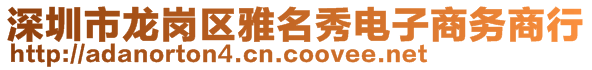 深圳市龍崗區(qū)雅名秀電子商務(wù)商行