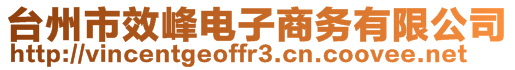 臺州市效峰電子商務(wù)有限公司