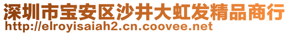 深圳市寶安區(qū)沙井大虹發(fā)精品商行