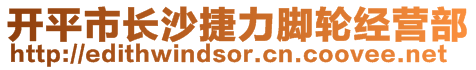 開平市長沙捷力腳輪經營部