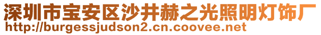 深圳市寶安區(qū)沙井赫之光照明燈飾廠