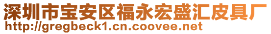 深圳市宝安区福永宏盛汇皮具厂