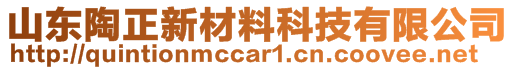 山東陶正新材料科技有限公司