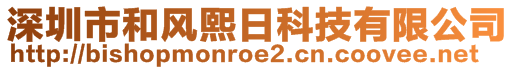 深圳市和風(fēng)熙日科技有限公司