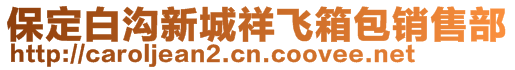 保定白溝新城祥飛箱包銷售部