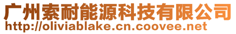 廣州索耐能源科技有限公司