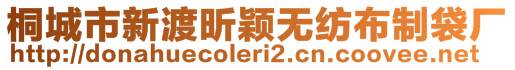 桐城市新渡昕穎無紡布制袋廠