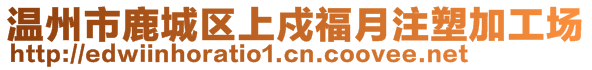 溫州市鹿城區(qū)上戍福月注塑加工場