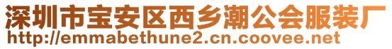 深圳市宝安区西乡潮公会服装厂