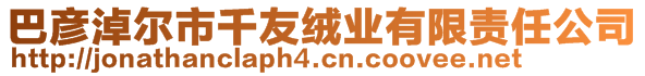 巴彥淖爾市千友絨業(yè)有限責任公司