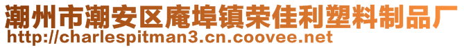 潮州市潮安區(qū)庵埠鎮(zhèn)榮佳利塑料制品廠