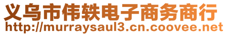 義烏市偉軼電子商務(wù)商行