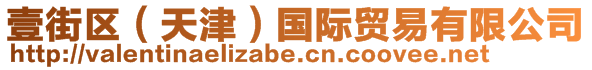 壹街區(qū)（天津）國際貿(mào)易有限公司