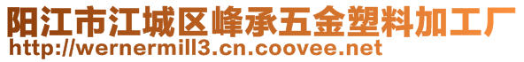 陽江市江城區(qū)峰承五金塑料加工廠