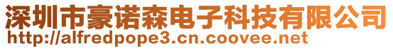 深圳市豪諾森電子科技有限公司