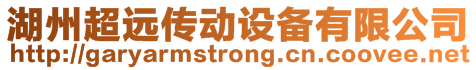 湖州超遠傳動設備有限公司