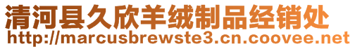 清河縣久欣羊絨制品經(jīng)銷處