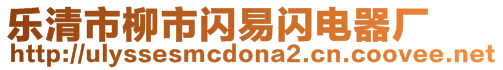 樂(lè)清市柳市閃易閃電器廠