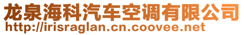 龍泉海科汽車空調(diào)有限公司