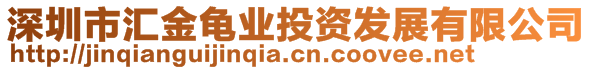 深圳市匯金龜業(yè)投資發(fā)展有限公司