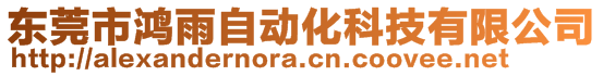 东莞市鸿雨自动化科技有限公司