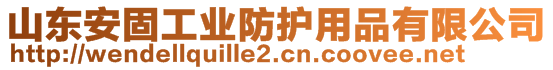 山東安固工業(yè)防護(hù)用品有限公司