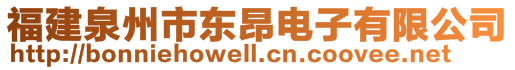 福建泉州市東昂電子有限公司