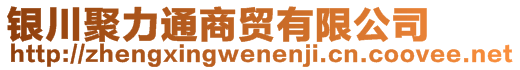 银川聚力通商贸有限公司