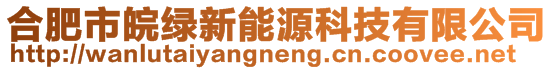 合肥市皖綠新能源科技有限公司